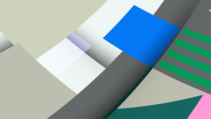 Abstract geometry background in flat design