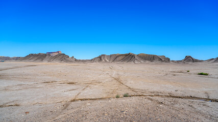 The Off Highway Vehicle Recreation area of Factory Butte near Caineville, Utah USA