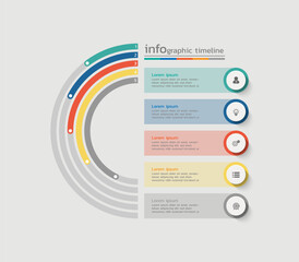 Presentation modern business infographic template design