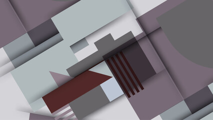 Fototapeta premium Flat background geometry design style