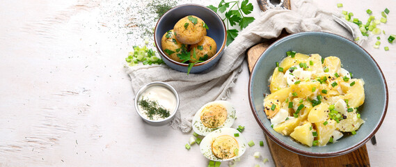 American potatoes salad.