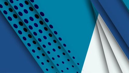 Papercut style background with lines pattern vector illustration