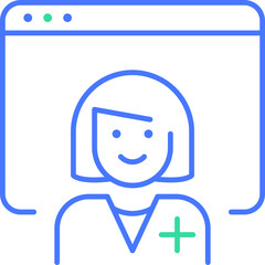 Medicare Remote line icon