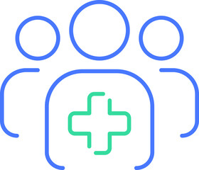 Obraz premium Our team line icon