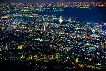 摩耶山からの神戸夜景