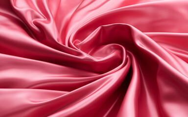 Abstract magenta fabric silk texture background, 3d rendering.