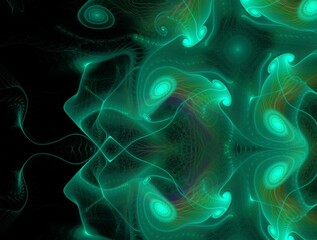 Imaginatory fractal abstract background Image