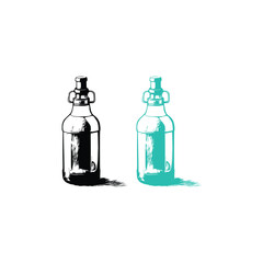 Glass Bottle Vector, vintage essential oils bottles vector, essential oils bottles, Medicine bottles vector.