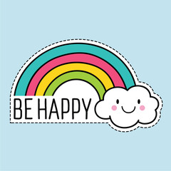 Stickers kawai of briliant