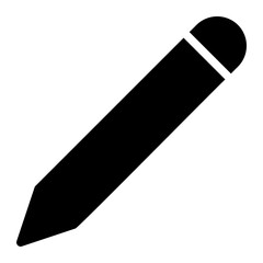 pencil glyph icon