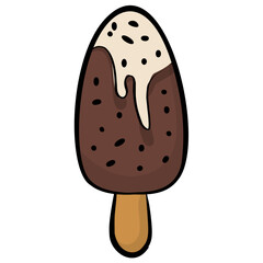 Popsicle hand drawn icon