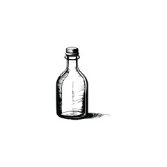 Glass Bottle Vector, vintage essential oils bottles vector, essential oils bottles, Medicine bottles vector.
