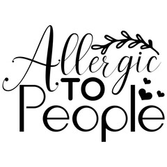 Antisocial typography illustration