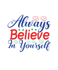 Autism vector typography design