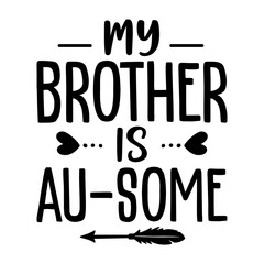 Autism vector typography design