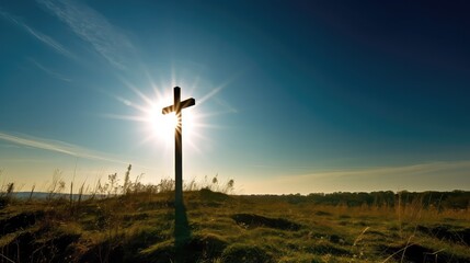 Obraz premium jesus christ religion, with generative ai