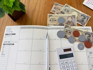 家計簿　収入と支出