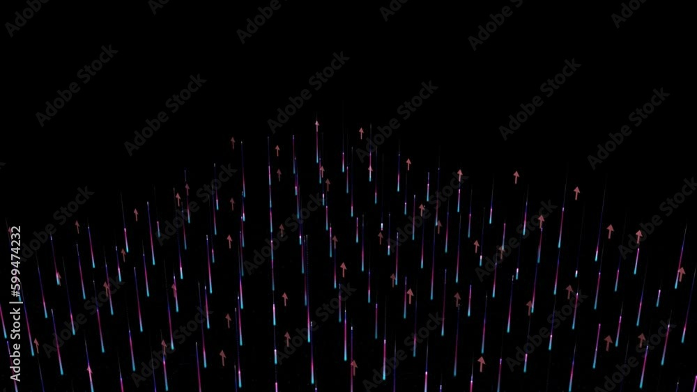 Poster abstract 3d background lines. science concept. abstract bg for logo, title, presentation. 60 fps 3d 