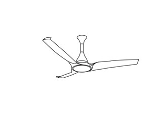 Fan make with vector arts 