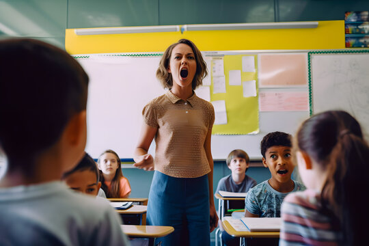 Teacher Yelling At Students