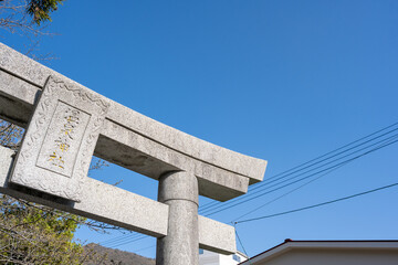 Fototapeta na wymiar 温泉神社
