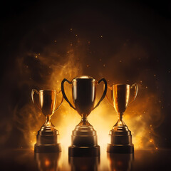 Trophies. Generative AI