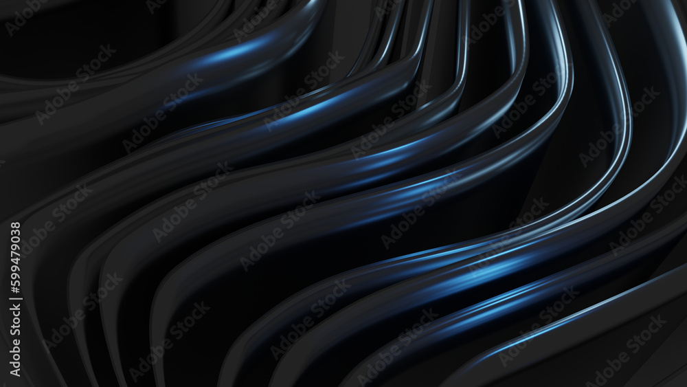 Aufkleber abstract geometric background. 3d render. technology background..