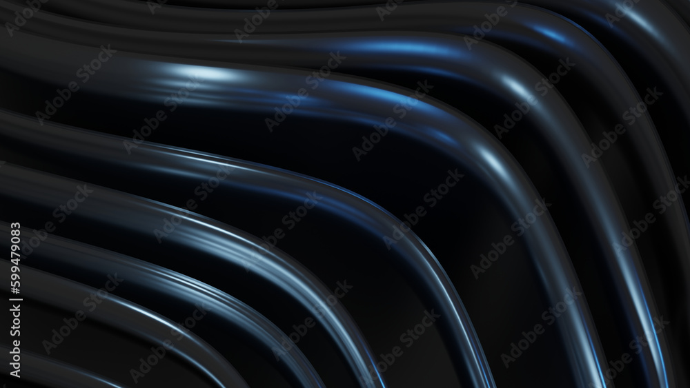 Aufkleber abstract geometric background. 3d render. technology background..