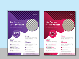 flyer design layout template A4, Business abstract vector template. corporate business flyer design templates.poster, Flyer, business proposal
Corporate Presentation, vector template in A4 size - Vect