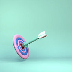 target with arrow business goal