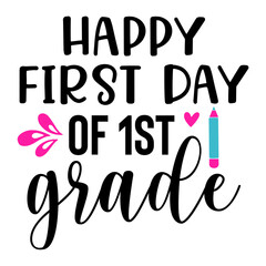 Back to school lettering quote design