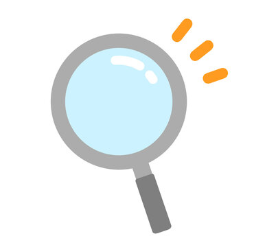 recommend clip art: 虫眼鏡のイラスト