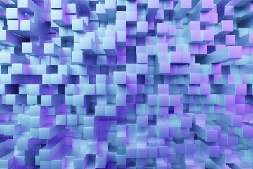 Purple    polygonal pattern, geometric 3d texture