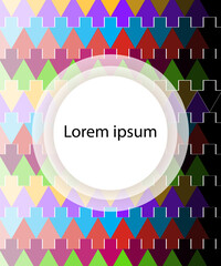 circle, triangle, pattern, Abstract background,Modern technology concept design for use wallpaper, cover, poster, banner. 