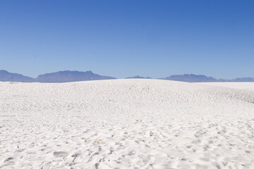 White sand beach New Mexico 