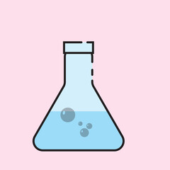Laboratory glassware icon.