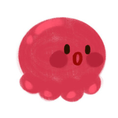 octopus cartoon hand drawn