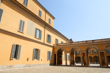 Pavia university study students historic building interior art history culture