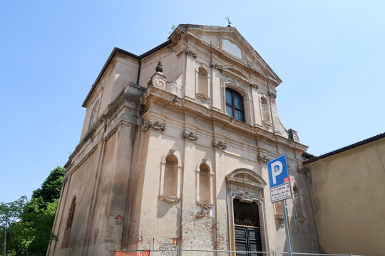 Pavia Santa Maria alle Cacce church ancient restoration architecture religion