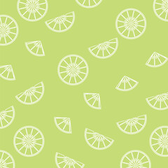 abstract summer background, orange fruit line pattern with interesting shapes. vector illustration for banner, greeting card, social media, web.