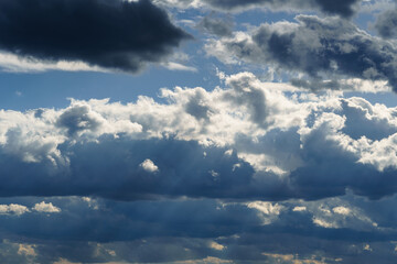 storm sky, dark dramatic clouds during thunderstorm, rain and wind, extreme weather, abstract...