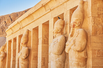 Image of ruins Mortuary Temple of Hatshepsut