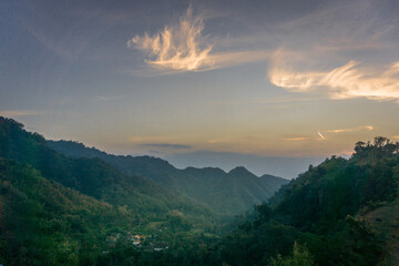 Magnificent view of the sky with a pattern resembling lafadz