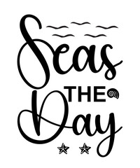 Beach lettering quote design