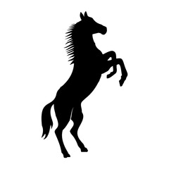 horse silhouette vector