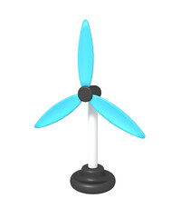 3d icon of windmill