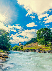 St. Sebastian Parish Church, Ramsau, Bavaria, Berchtesgaden, Germany