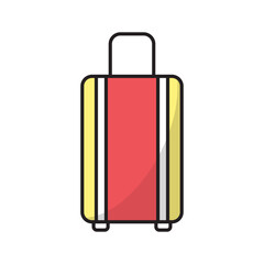 Suitcase icon vector design templates