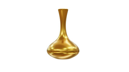 Golden Vase 3D rendering