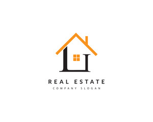 G and Real Estate logo design
